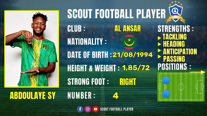 ABDOULAYE SY  CENTRE DEFENDER  AL ANSAR  BEST OF 2...