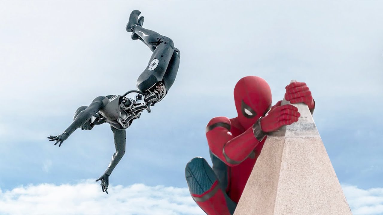 Avengers Campus: How they built the flying Spider-Man robot - YouTube