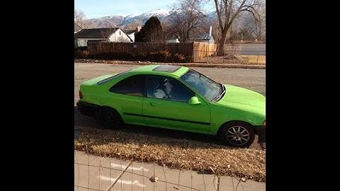 Blown D16Z6 Rebuilt And Its Rippin