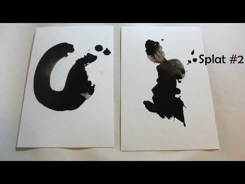 Noire No. 1 : Minimalist Abstract Art (Black Ink)