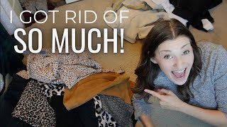 *UPDATED* FULL CLOSET DECLUTTER // Help Me Declutter My Clothes + Postpartum Closet Declutter