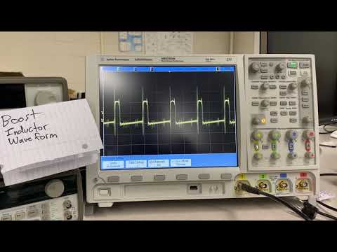 Boost Voltage Output and Inductor Waveform