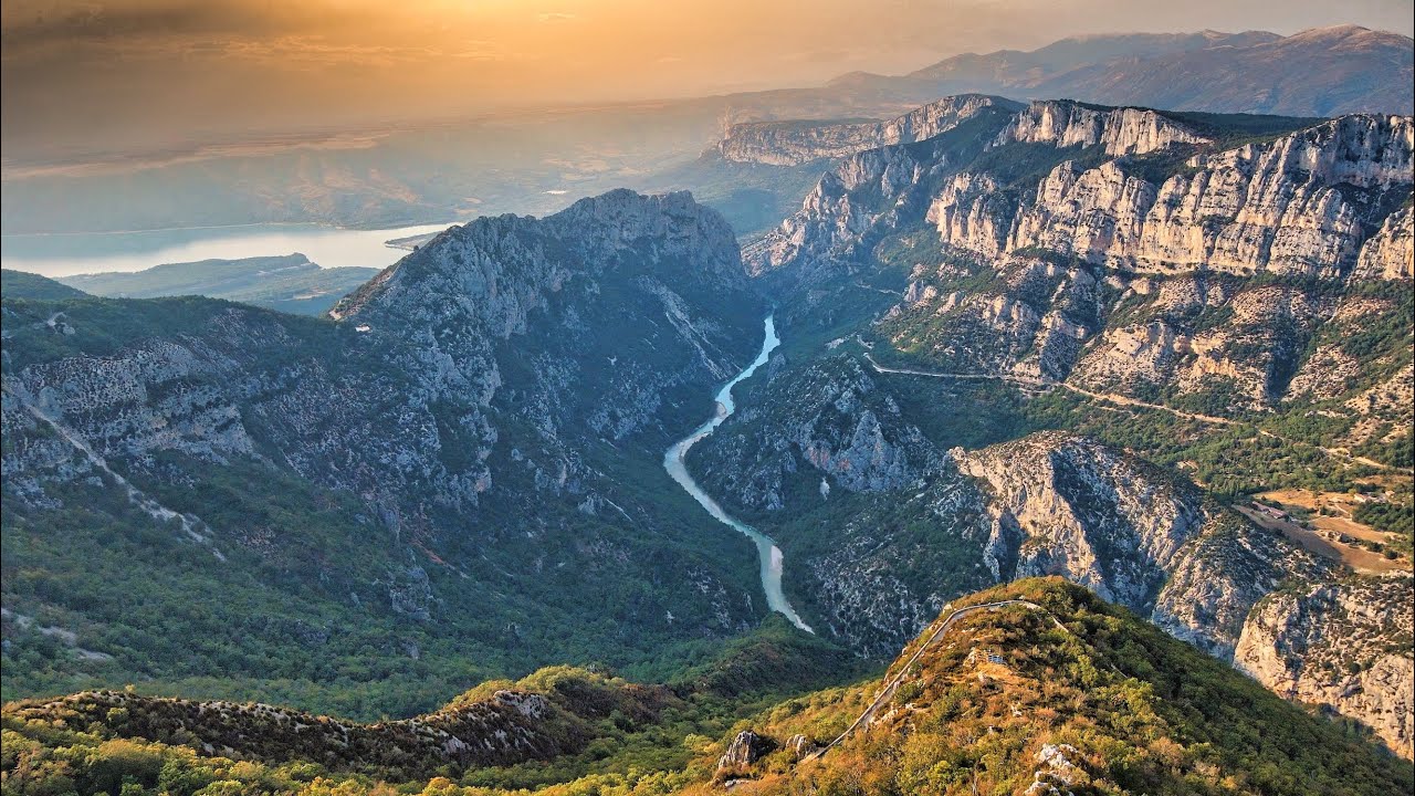 Les Gorges du Verdon | Rive Gauche | 4K | Lac de Sainte- Croix | DJI Mavic Air 2 Drone Shots