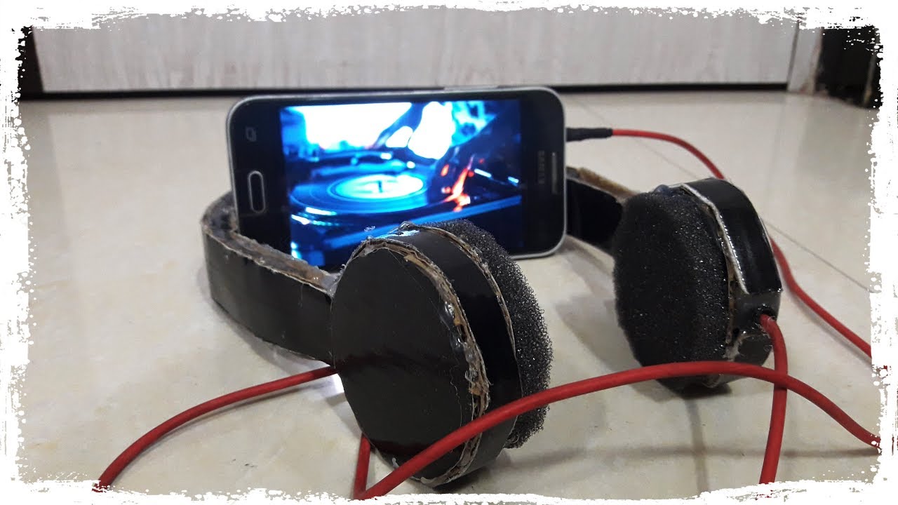 How to make Headphones from Cardboard YouTube