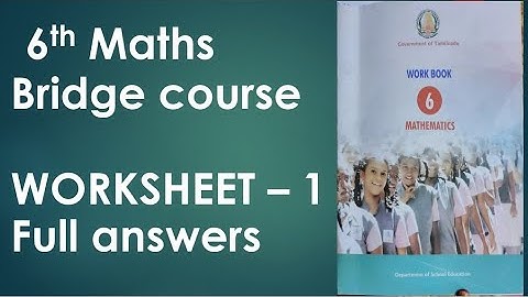 6th bridge course maths worksheet 1 full answers numbers hiba maths