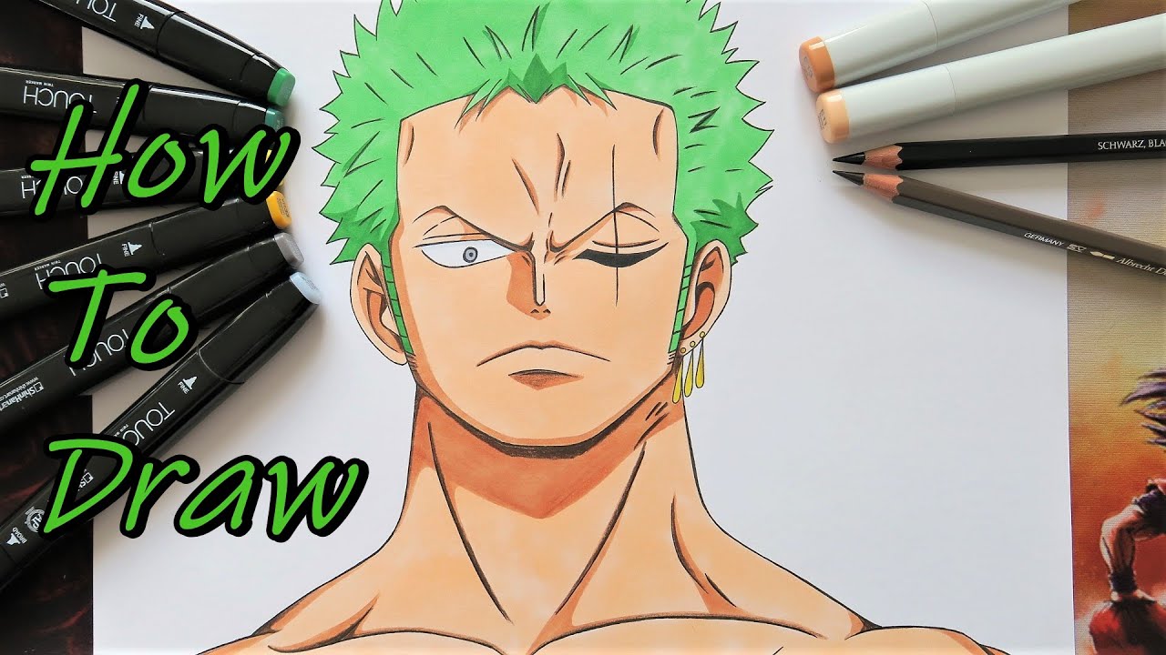 How To Draw Zoro After Timeskip - ONE PIECE | Step by Step - YouTube