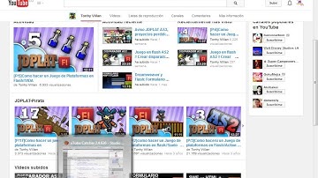 Adobe Flash - Juego de Plataforma en AS3 paso a paso - #3  programando movimientos parte 2