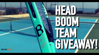 HEAD Boom Team Racquet GIVEAWAY - Great racquet for beginners to intermediates