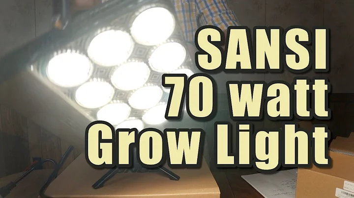Sansi 70 watt LED grow light review