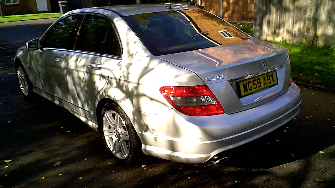 2009 MERCEDES C250 CDI AMG SPORT DIESEL SALOON AUTO