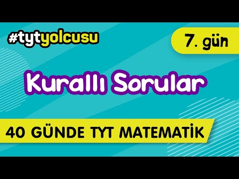 KURALLI SORULAR  (7/40) |  TYT Uçuş Kampı  #2022yolcusu  |  ŞENOL HOCA