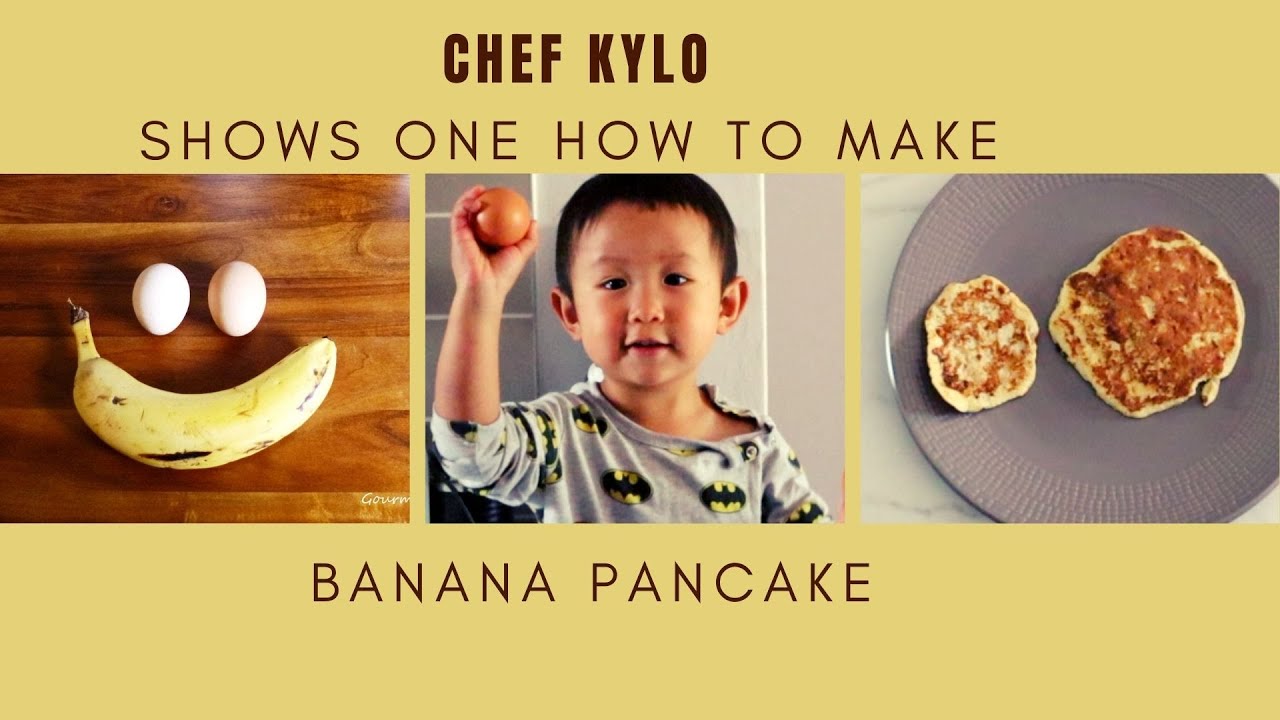 Chef Kylo Shows One How to Make Quick and Easy Banana Pancake