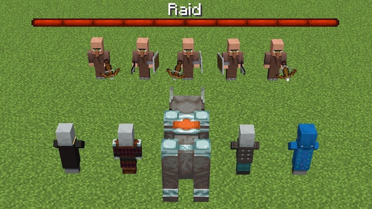 what if villagers beat the raid YouTube