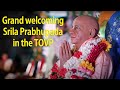 Grand celebration welcoming Srila Prabhupada  in the TOVP!