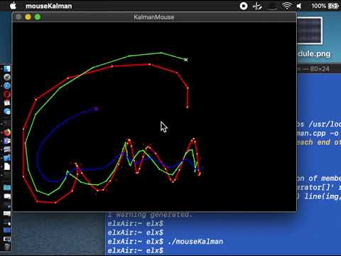 Mouse Tracking with Kalman Filter