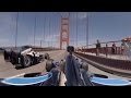 GoPro VR: Indycars over the Golden Gate Bridge