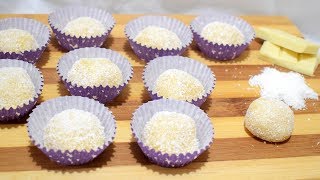Dolcetti facili e golosi, questi sono i tartufi al cioccolato bianc...