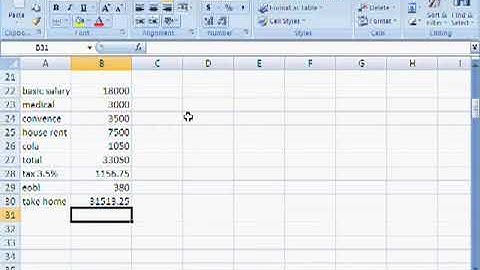 Free Learn Microsoft Excel 2007 Urdu Video Course Class 10