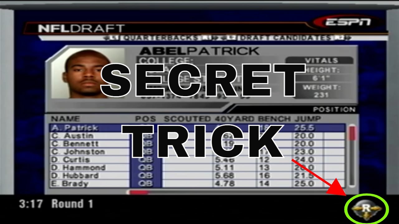 Nfl 2k5 Strategy Guide.pdf NFL 2K5 Draft Tips - Secret Trick - YouTube