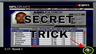 NFL 2K5 Draft Tips - Secret Trick