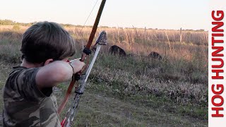 He Stole MY SHOTS! Traditional Bowhunting Hogs in Florida