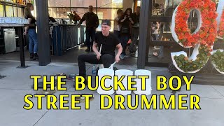 The Bucket Boy: Street Drummer's Epic Show in Chattanooga, TN