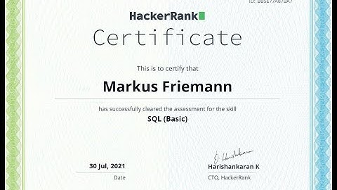 SQL BASIC Certification Skills Test on Hackerrank Detailed SOLUTION!