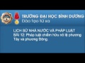 LAW0053 - Lịch sử nhà nước và PL - Bai 12 PL CHIEM HUU NO LE P TAY VA P DONG Ths Hoang Minh Thuan