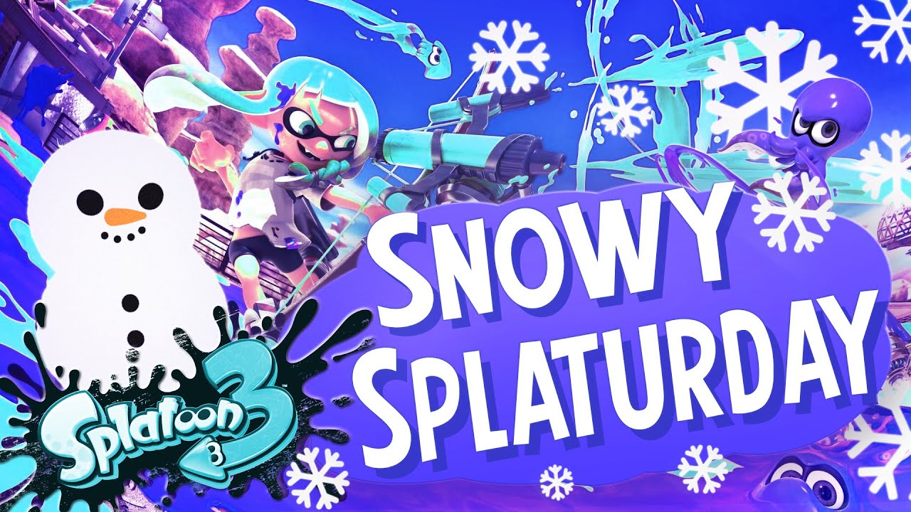 🔴SNOWY SPLATURDAY! ️👀 GRIZZCO SPLATANA in SALMON RUN RANDOM ROTATION ...