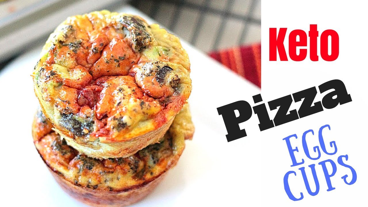 Breakfast Pizza Egg Cups Low carb keto recipe YouTube