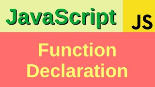 Function declaration - Basic JavaScript Fast (13)