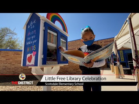 Little Free Library at Scotsdale Elementary School