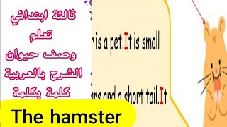 تعلم وصف حيوان/ description pet/ English3rd year،تعبير بالإنجليزية  تحضيرا لاختبار الثالثة ابتدائي