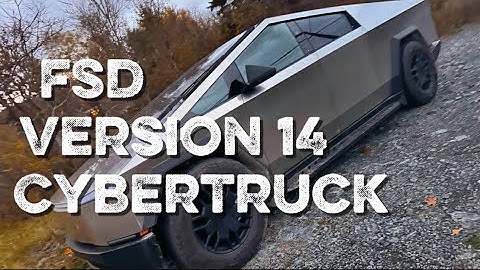 FSD V14 🇨🇦 First drive with the CYBERTRUCK! November 13, 2025 in the rain!