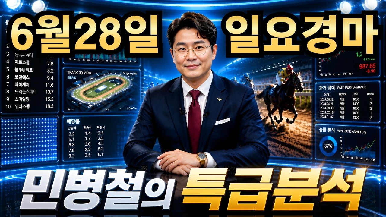 #6월28일 일요경마! 크레이지 고배당 특급 분석!