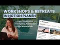So plane ich Retreats in Notion: Teilnehmer, Finanzen &amp; freie Plätze auf einen Blick