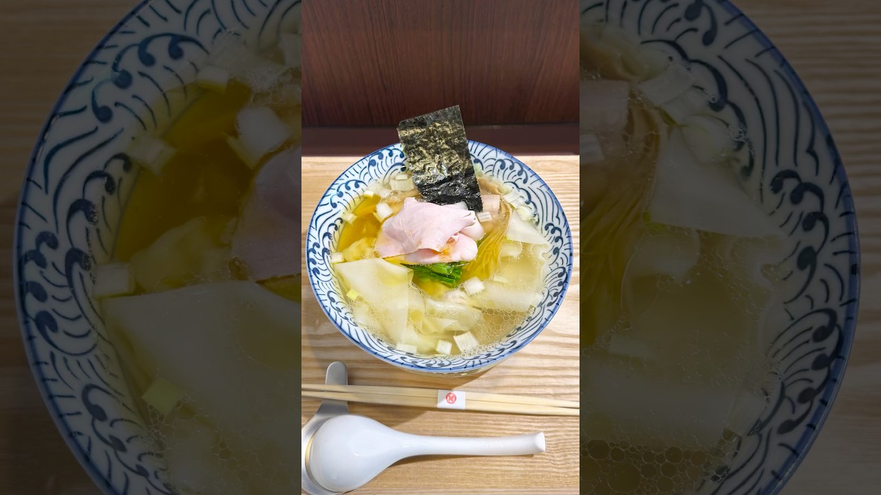 #静岡グルメ 淡麗塩スープに食感最高もち小麦麺！【RAMEN ひろ松】 #shorts #food