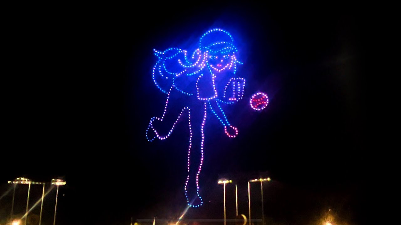 Dodgers Hololive Night Drone Show