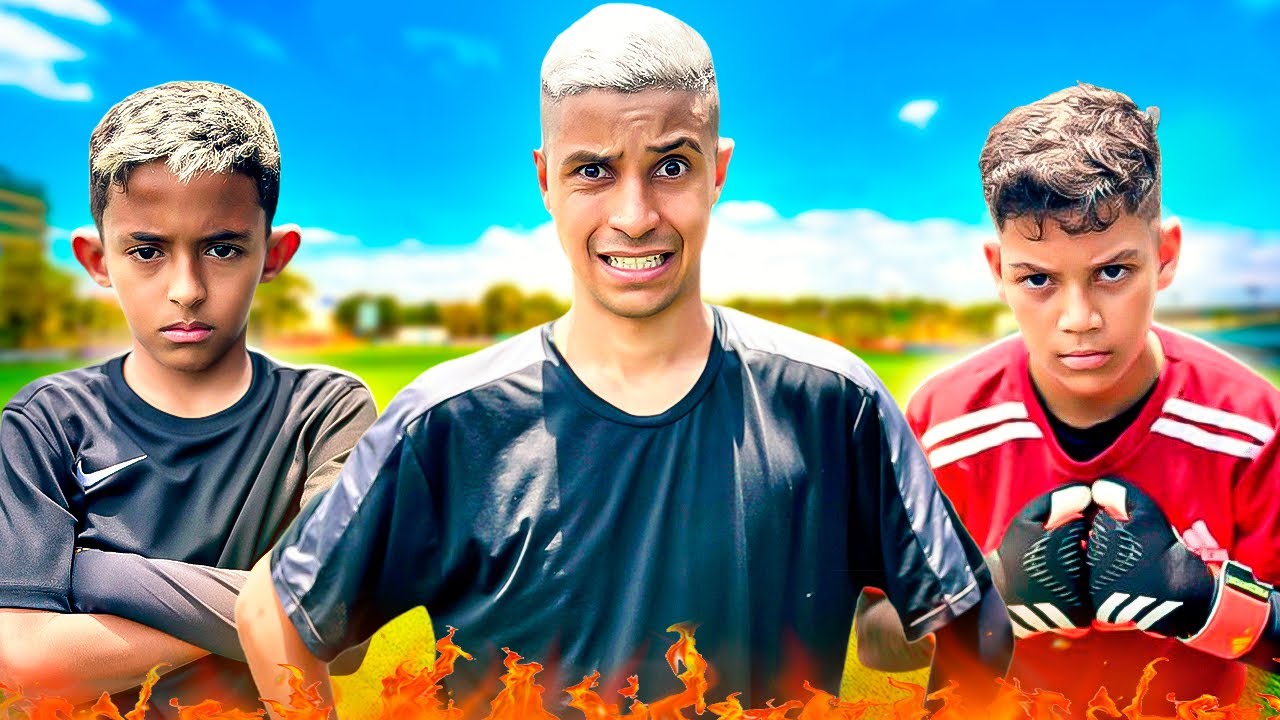 O MINI VINI E O MINI GOLEIRO QUISERAM ME ENFRENTAR!