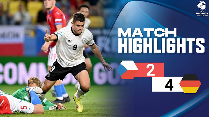 Czechia U21 vs Germany U21 | 2-4 | Highlights | U21 Euro 2025