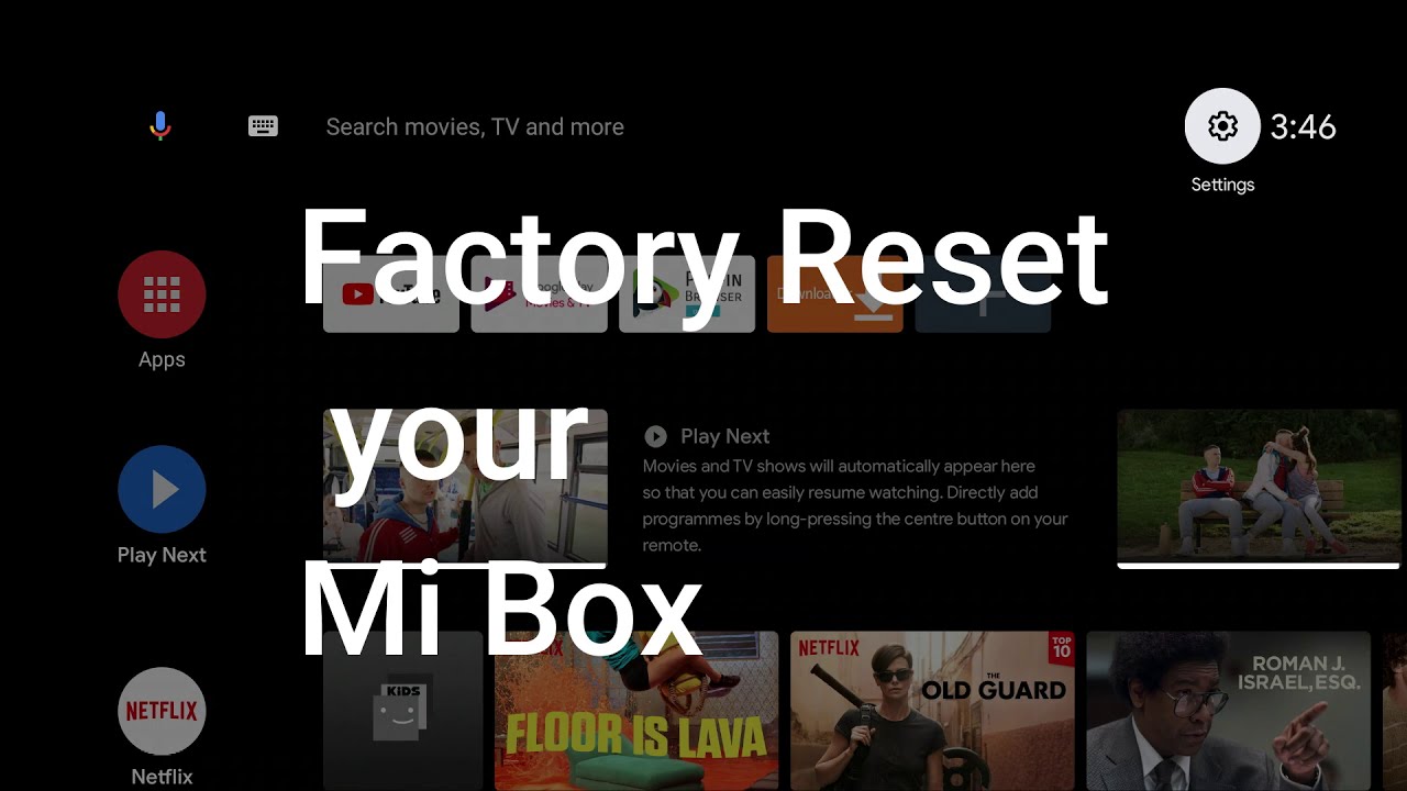 Factory Reset your Mi Box - YouTube