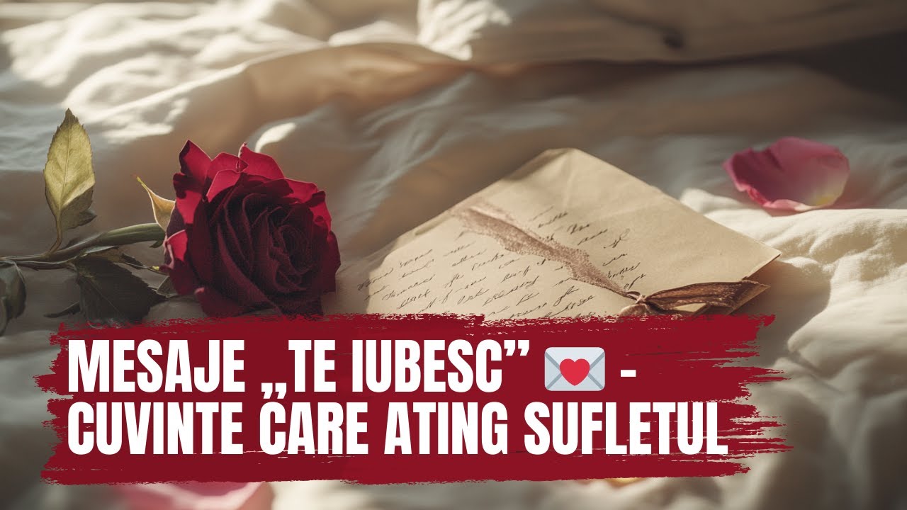 🌹 Mesaje de dragoste emoționante – Declarații care ating sufletul 💖✨ | Sf Valentin, Dragobete