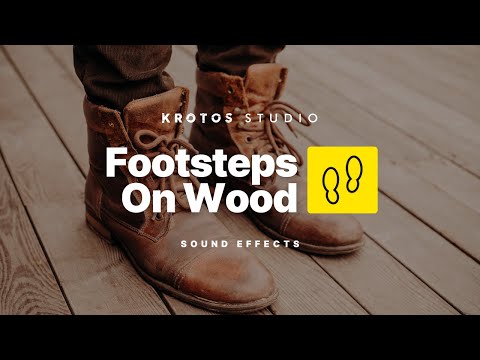 Footsteps On Wood Sound Effect | 100% Royalty Free | No Copyright Strikes