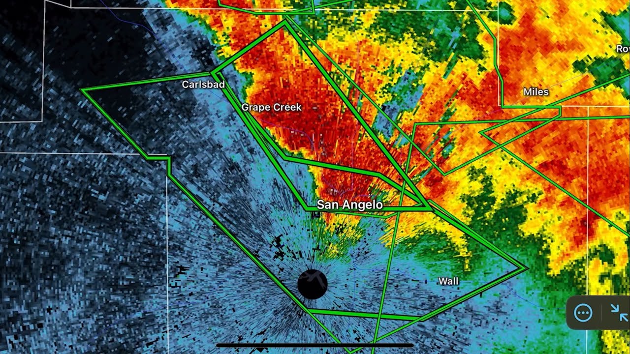 [EAS] FLASH FLOOD EMERGENCY for San Angelo, TX (July 4, 2025) - YouTube