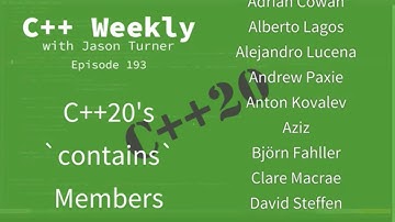 C++ Weekly - Ep 193 - C++20