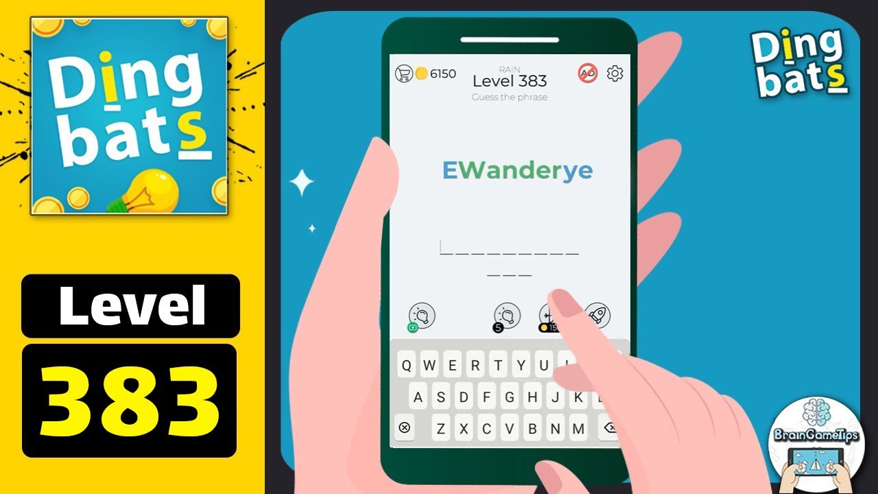 Dingbats - Word Games & Trivia - Level 383 E Wander Ye Answer