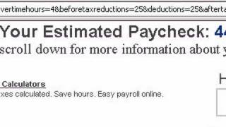 how to use advanced paycheck calculator morecalculators.com
