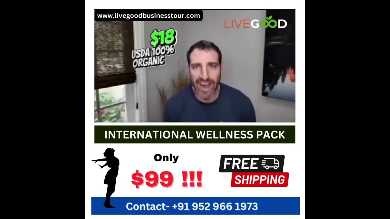 LiveGood - INTERNATIONAL WELLNESS PACK Only $99 !!! 