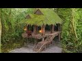 Primitive Technology; Build The Most Beautiful Villa House Using Wooden