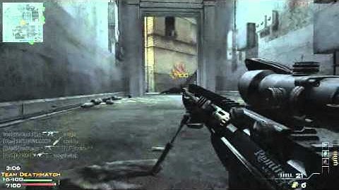 E7ROR - MW3 - MSR ACOG Gameplay 3/3